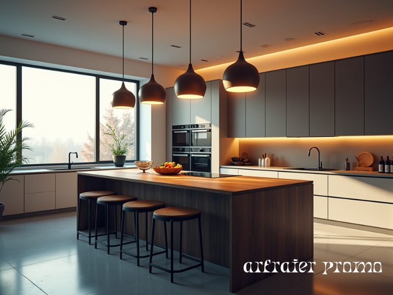 Pendant Lighting Above Kitchen Island