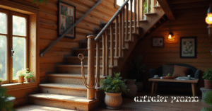 Cheap indoor railing ideas with reclaimed wood and rope