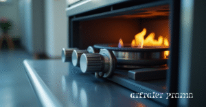 Clean and Well-Maintained Gas Furnace Ready for Winter