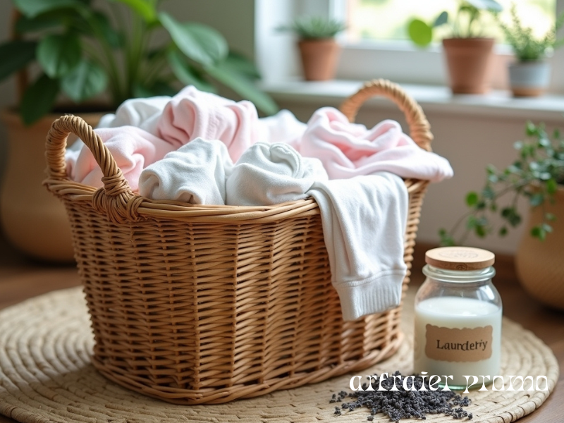 Homemade laundry detergent for baby clothes