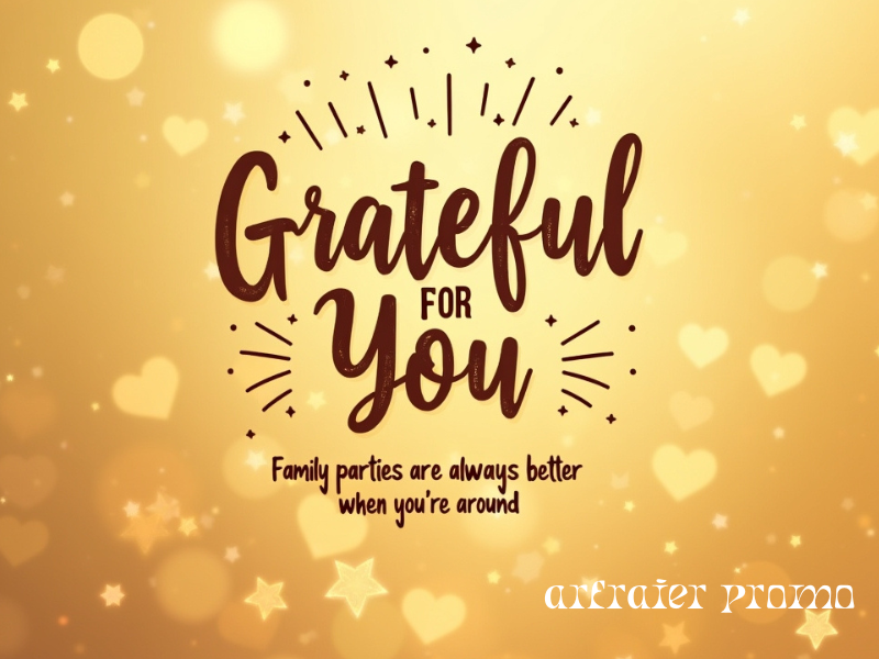 thank-you design for family and friends