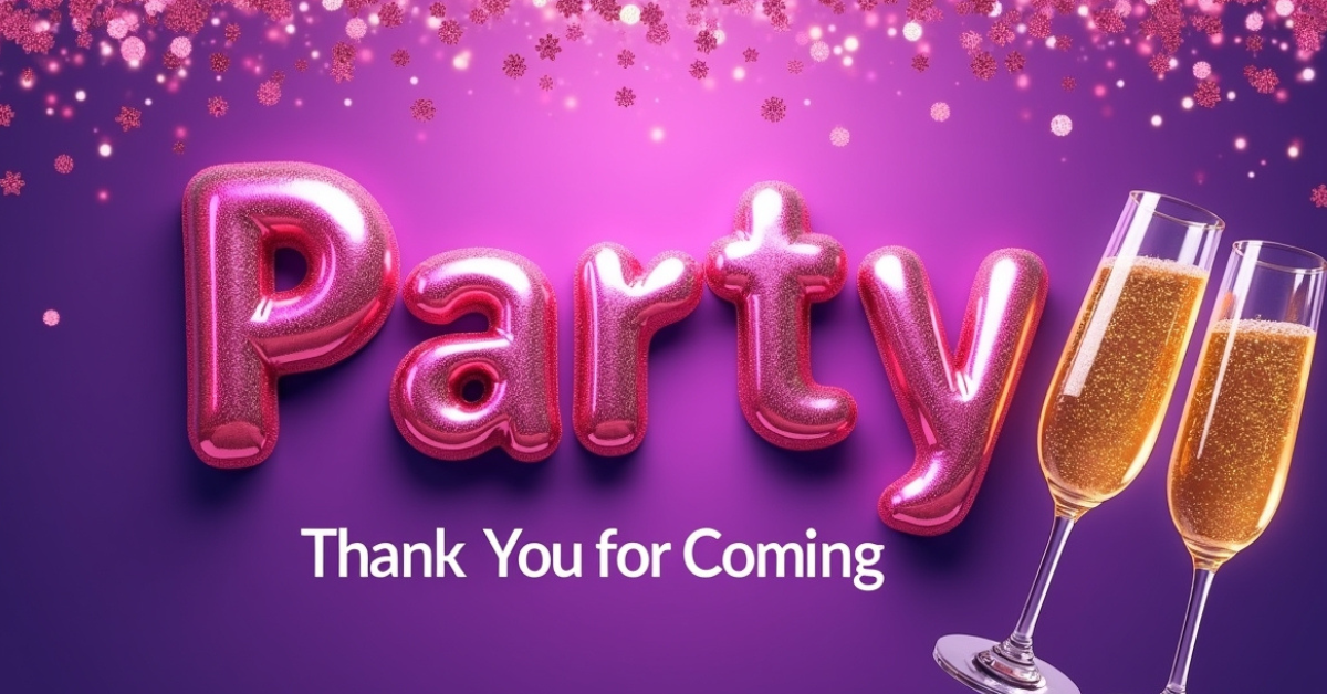 20+ Heartfelt Ways to Say Thank You for Coming to My Party