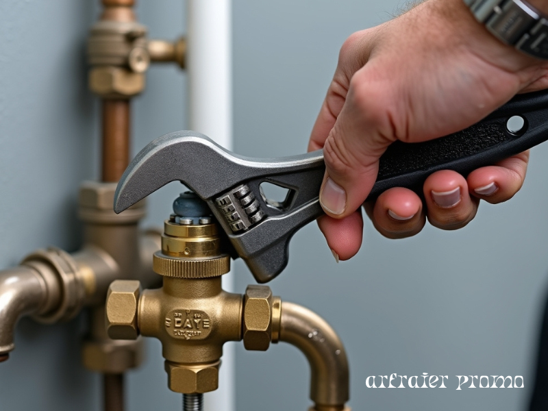 a homeowner testing shower water flow after improving household water pressure.