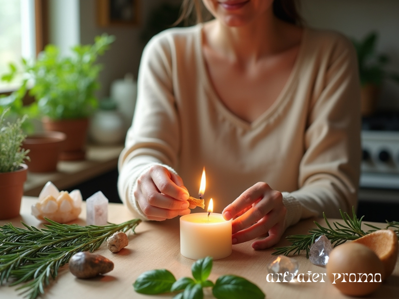 Cleansing Energy in a Witchy Kitchen with Incense
