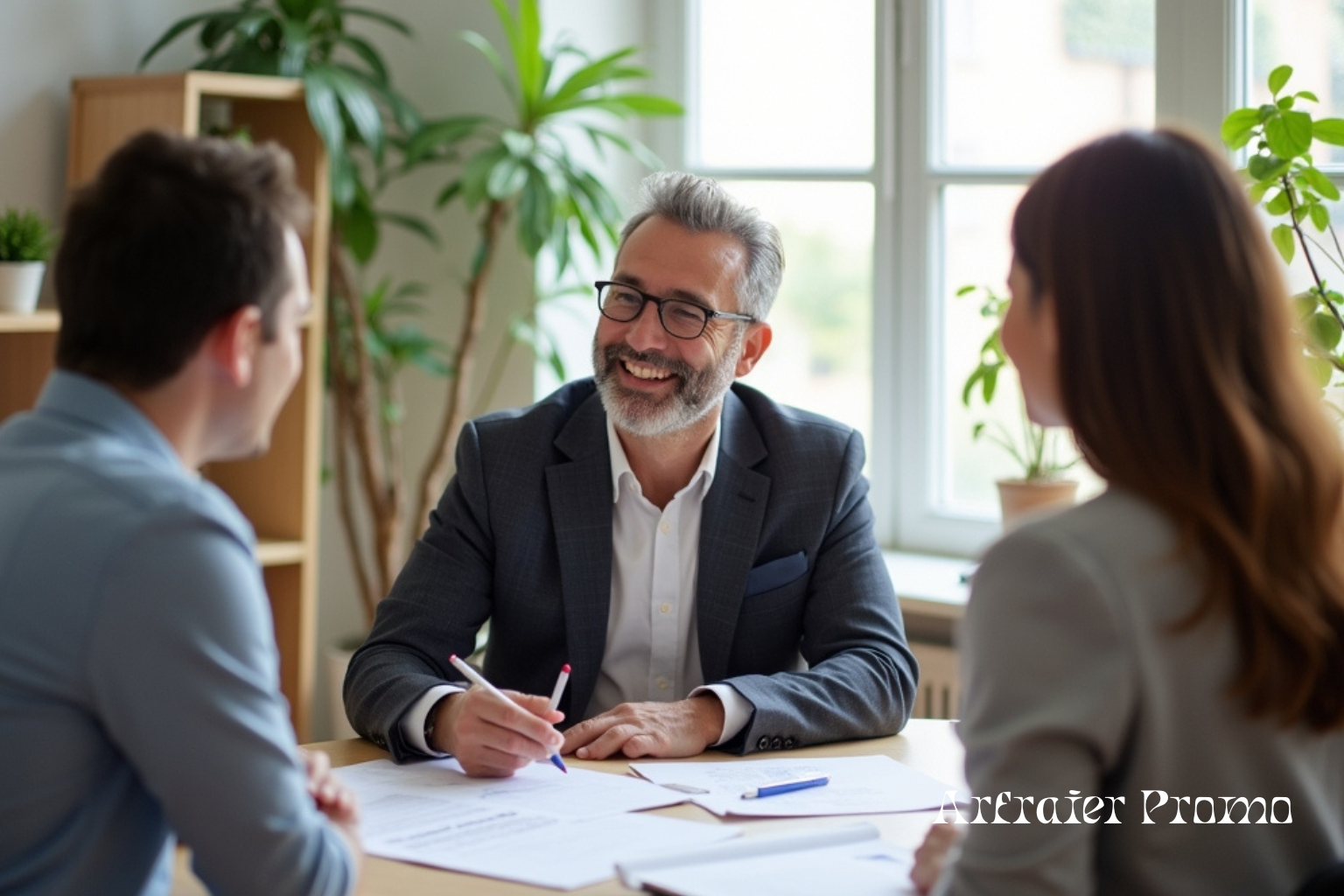 Landlord interviewing potential tenants