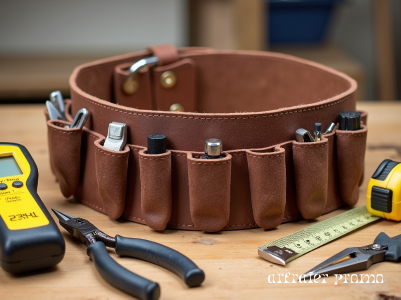 Affordable electrician tool belt from Screwfix with essential electrical tools.