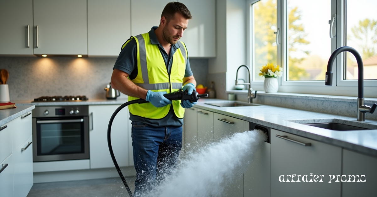 hydrojet drain cleaning on residential pipes