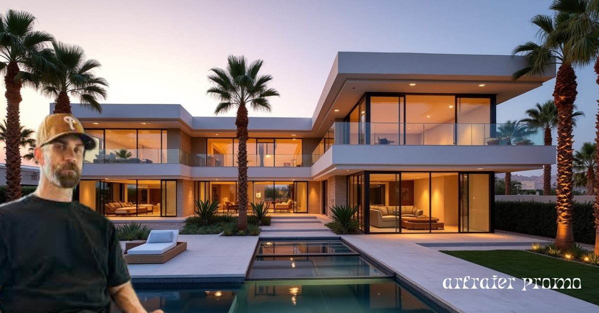 Modern luxury house in Las Vegas resembling Bryce Harper’s home