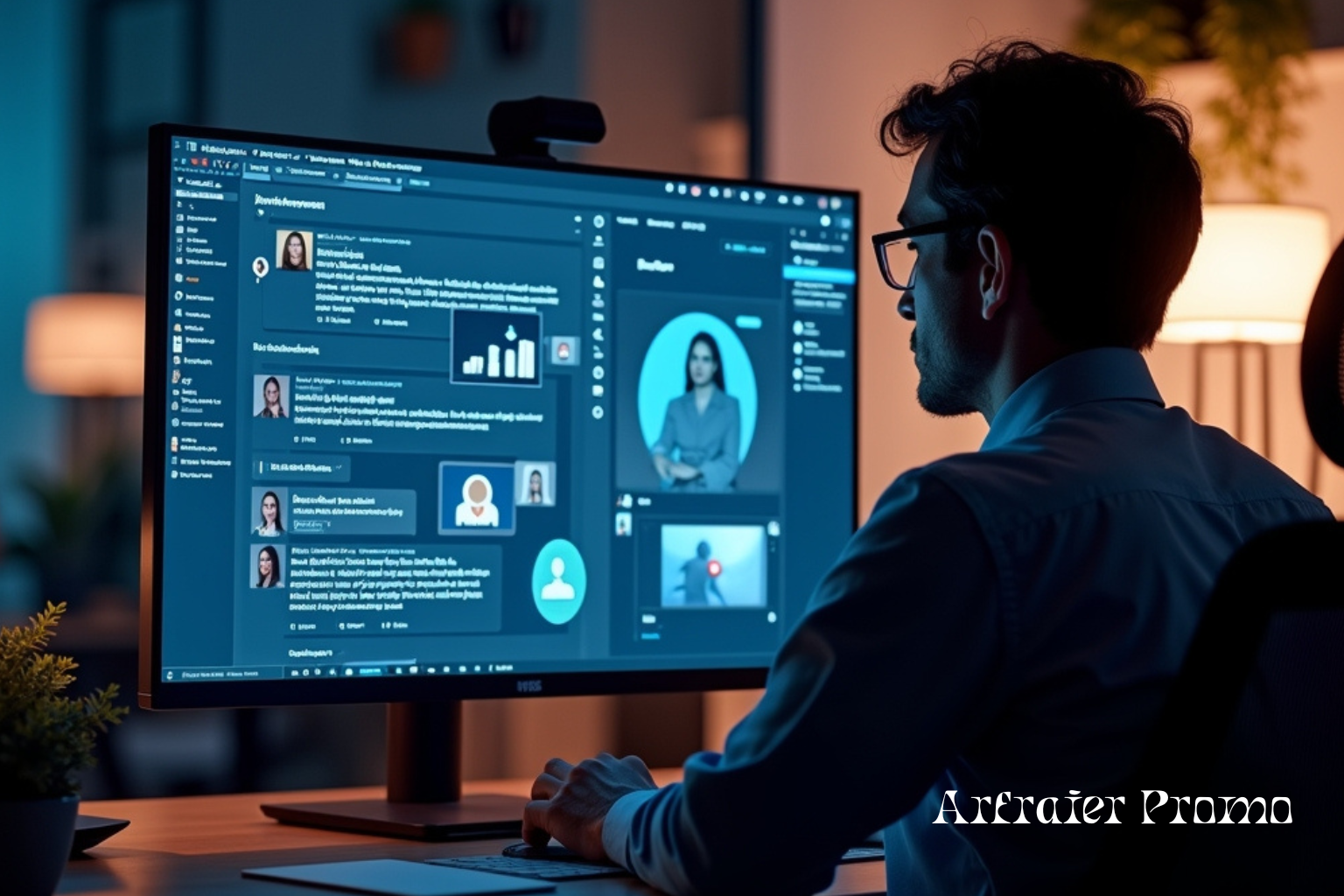 Abstract graphic of social media icons representing user behavior, engagement patterns, and silent scroller traits.