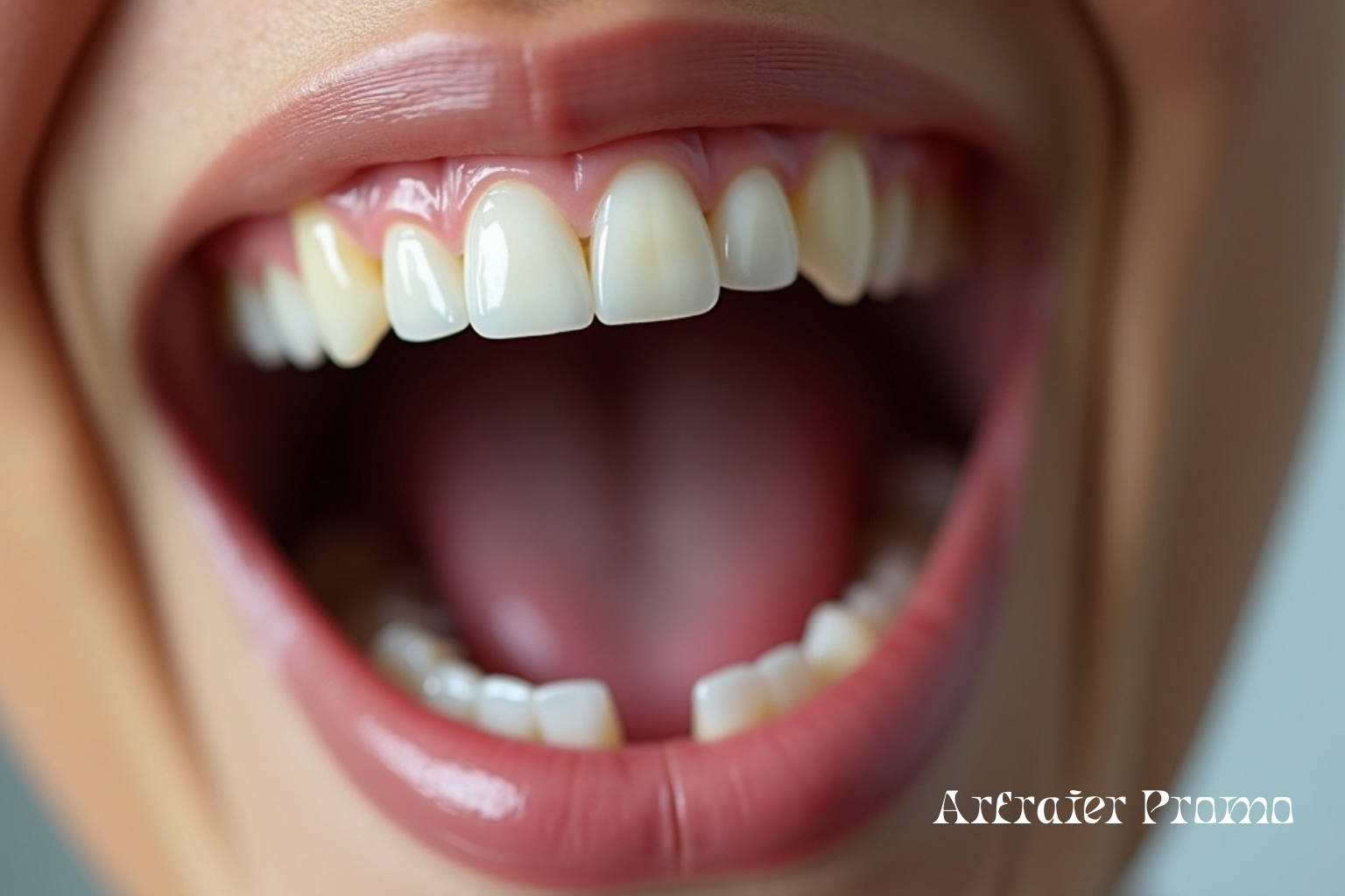 Missing molar tooth in the back of the mouth