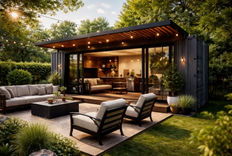 How a Shipping Container Can Be Transformed Into the Ultimate Outdoor Living Space