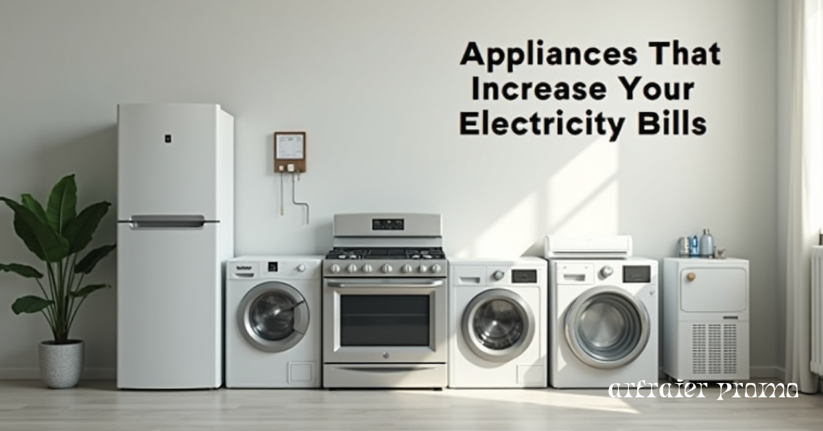 Common Home Appliances That Increase Electricity Bills (And Why)